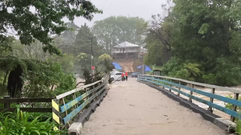 Major Rainfall Causes Flooding In Auckland