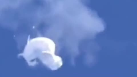 Detailed hit of the Chinese Balloon (2/4/23)
