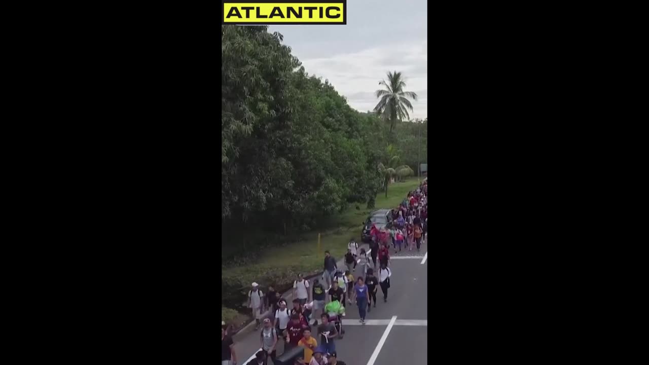 Migrant caravan in south Mexico speeds up ahead of Trump's return