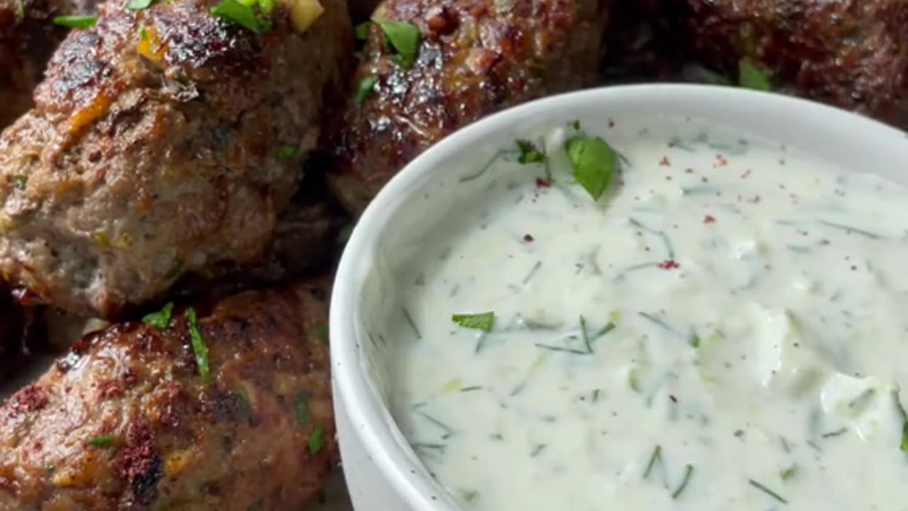 I dont want protein any other way. Try these koftas/kaftas/kebabs! So good!