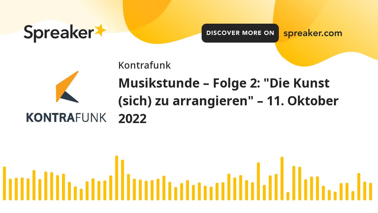 Musikstunde – Folge 2: "Die Kunst (sich) zu arrangieren"