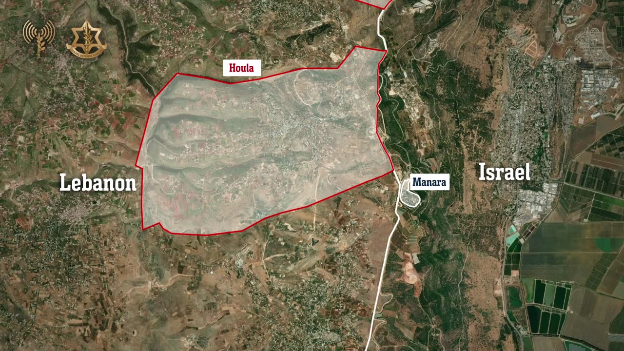 Attached is an animated infographic of the distance between Lebanese villages