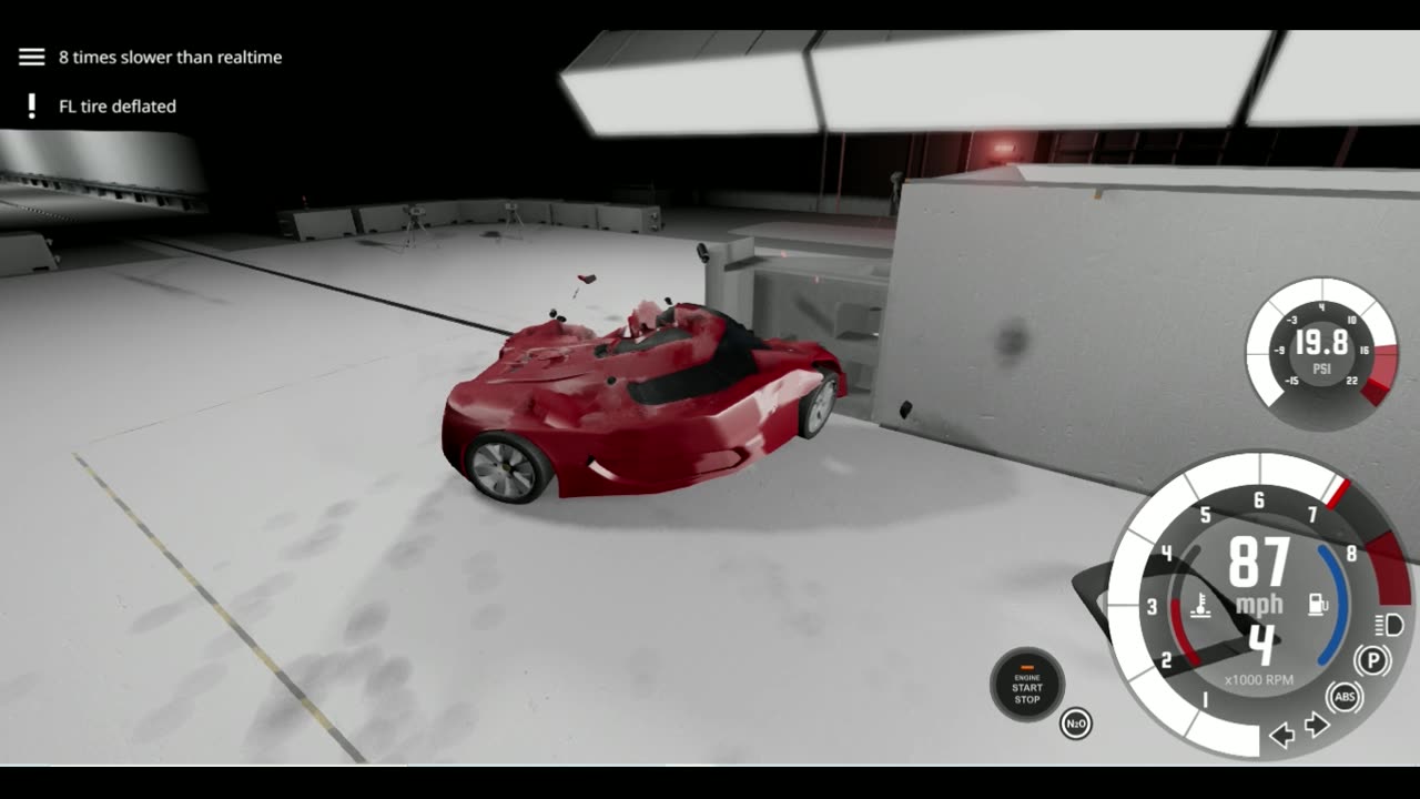 Supercar Crash Test BeamNG