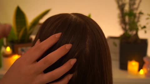 [ASMR] Pink Brushes for Gentle Hair Brushing | Intense Relaxation | No Talking