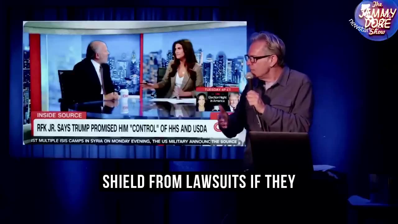 Jimmy Dore on Finding Out Big Pharma Couldn’t Be Sued Over Covid Vaccine Adverse Side Effects