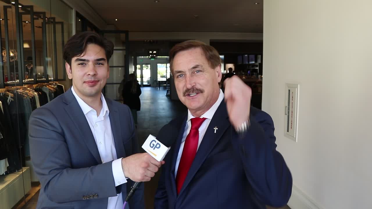 Mike Lindell Discusses Election Integrity After RNC Chairman Election In Dana Point, CA