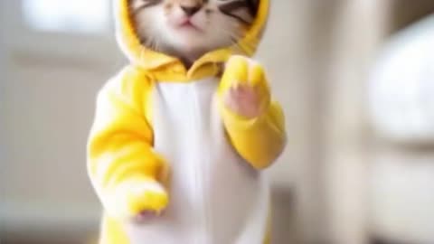 Cat dancing cute funny