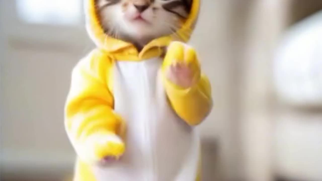 Cat dancing cute funny