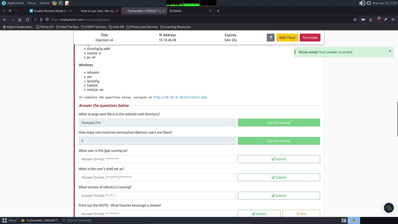 OWASP Top 10: Critical Vulnerabilities on TryHackMe