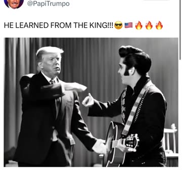 Trump-Elvis drip drip drip comms