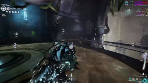Warframe Crossplay - Survival with Blackconflict X