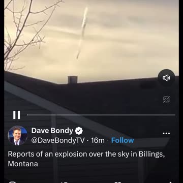 Explosion over Montana