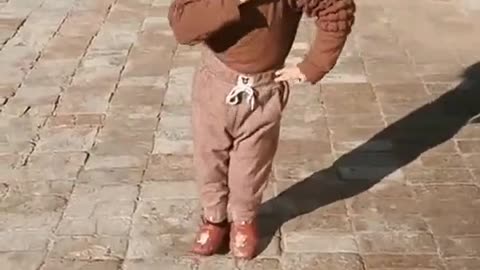 Persecuted by the CCP Uighyur girl dances