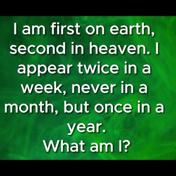 🤔Can you solve the riddle??🤔 #41