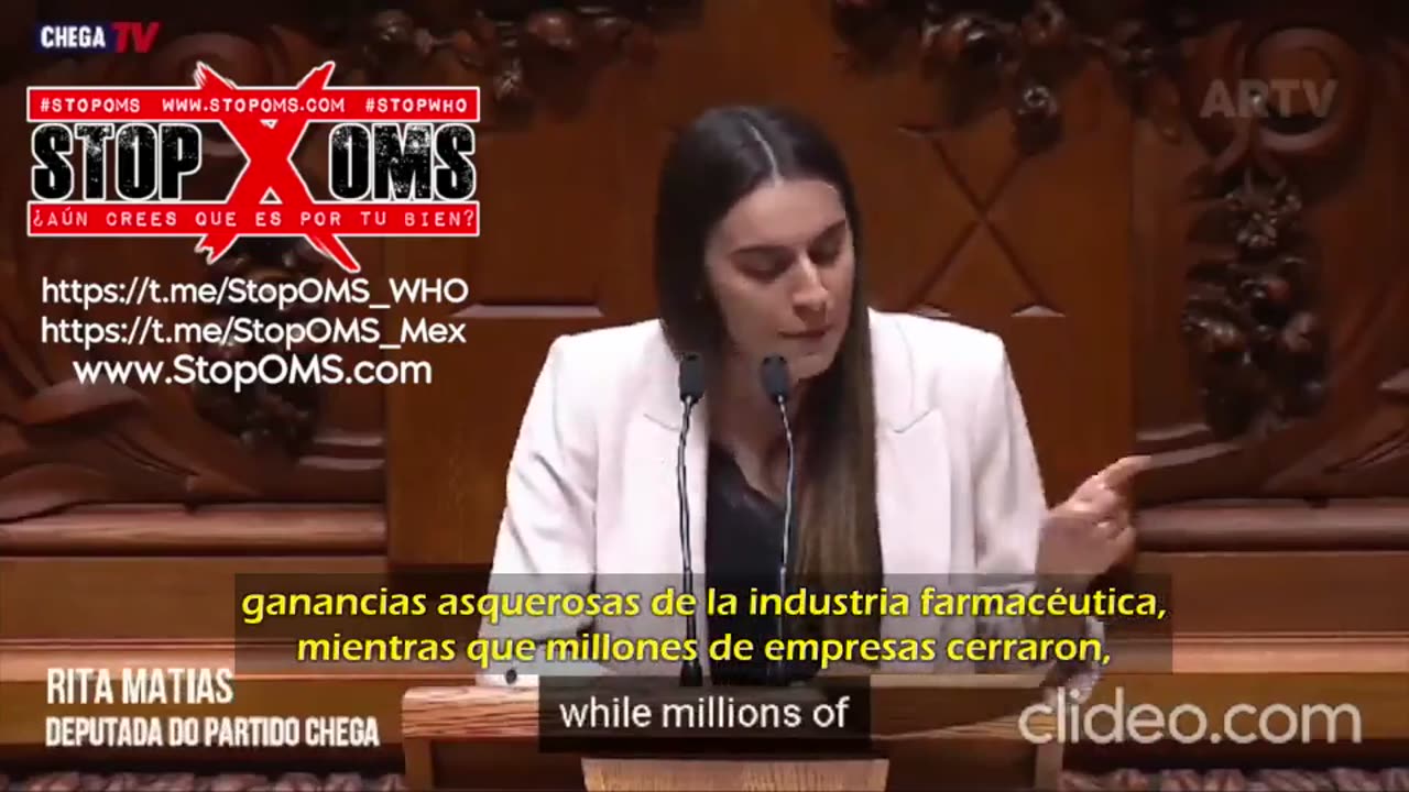 Portugal, Parlamento, otro No a la OMS y el tratado de pandemias