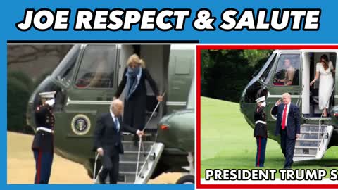 JOE SALUTE & RESPECT THE MILITARY