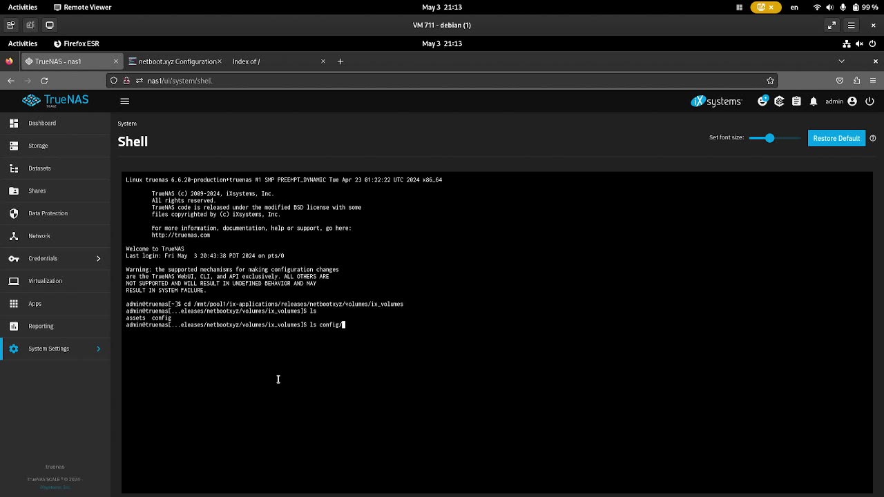 Setting up netboot.xyz service on TrueNAS SCALE