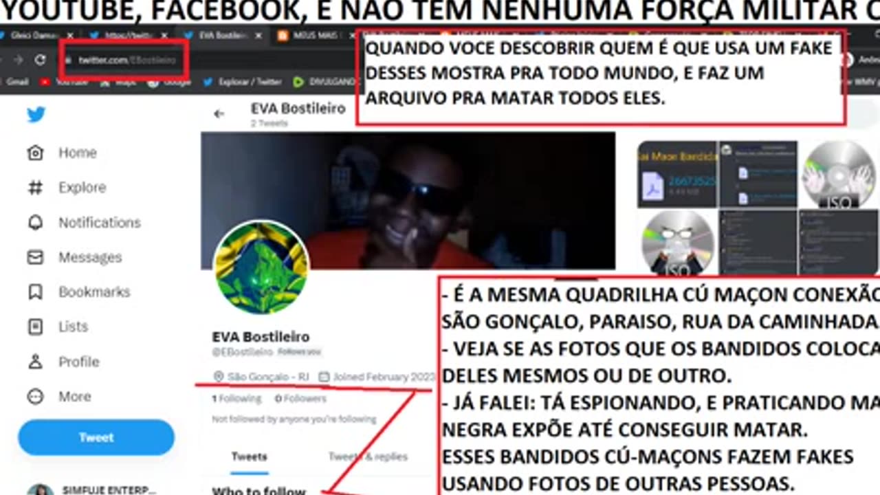 DENUNCIANDO BANDIDOS COM REDES SOCIAIS