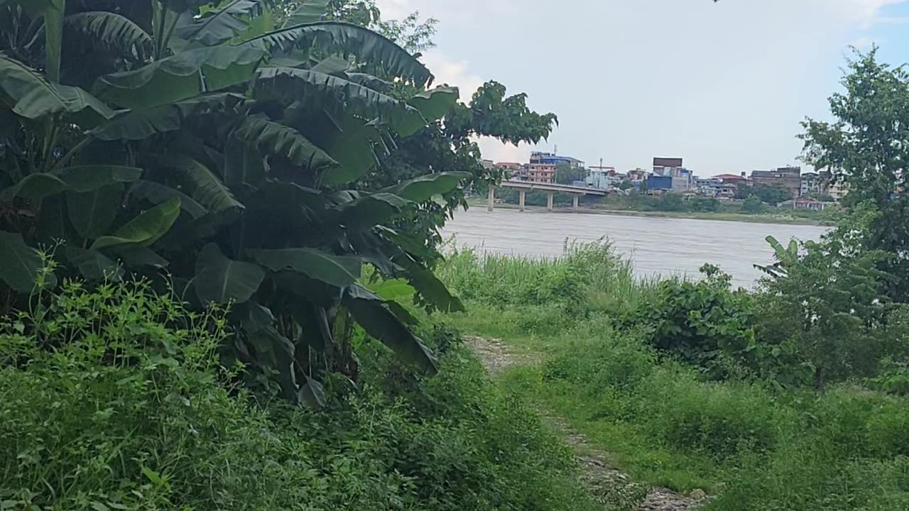 New viral video in Nepal river side