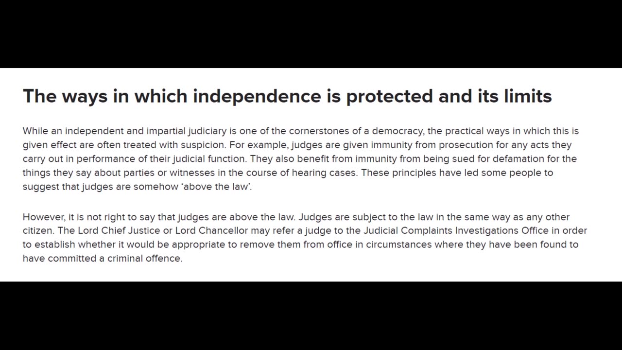 Are Judges above the Law?? Can Corrupt Judges be held to account and prosecuted??