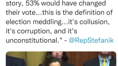 53% WOULD HAVE CHANGED THEIR VOTE IF THEY WERE AWARE OF THE HUNTER LAPTOP