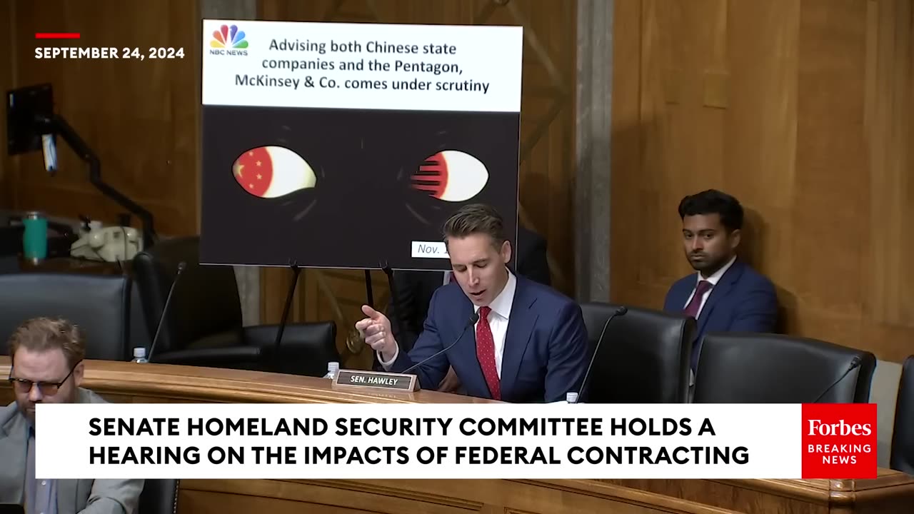 Josh Hawley Lambasts Witness For 'Absolutely Absurd' Statement