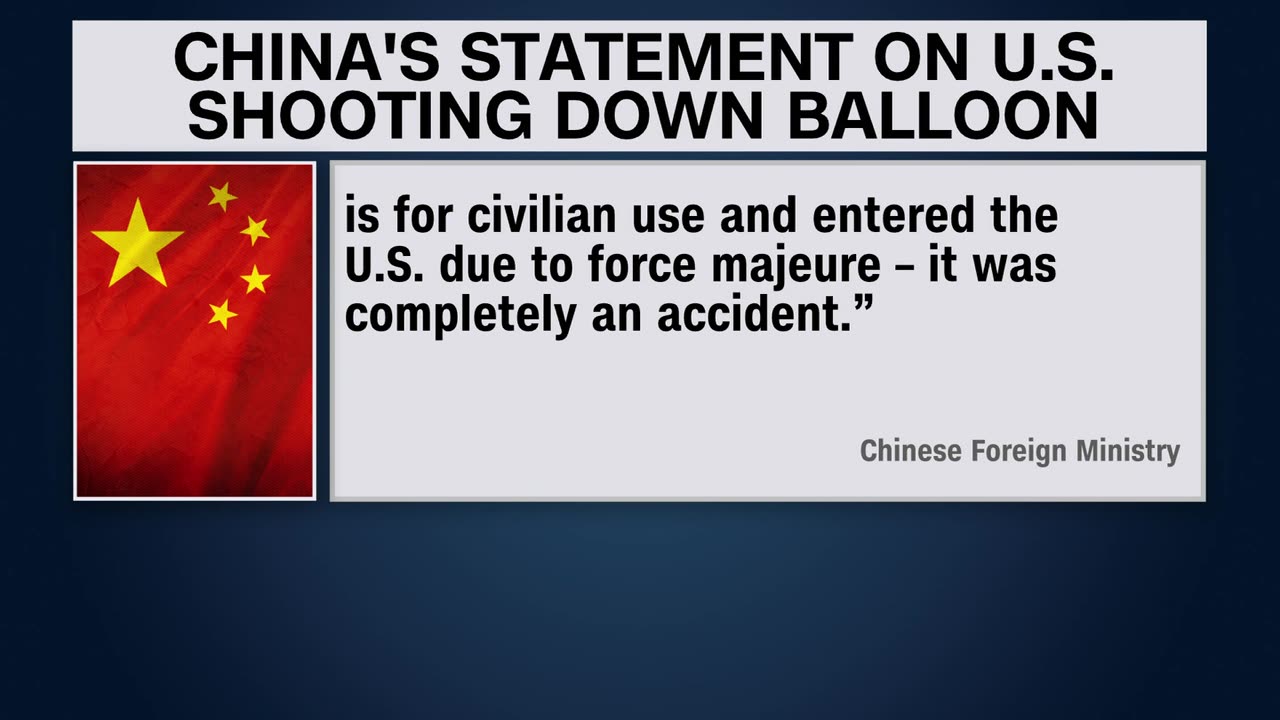 China reponds to U.S. balloon shooting