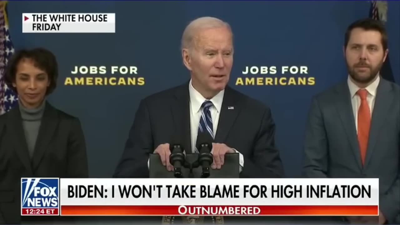 Biden plays the blame game