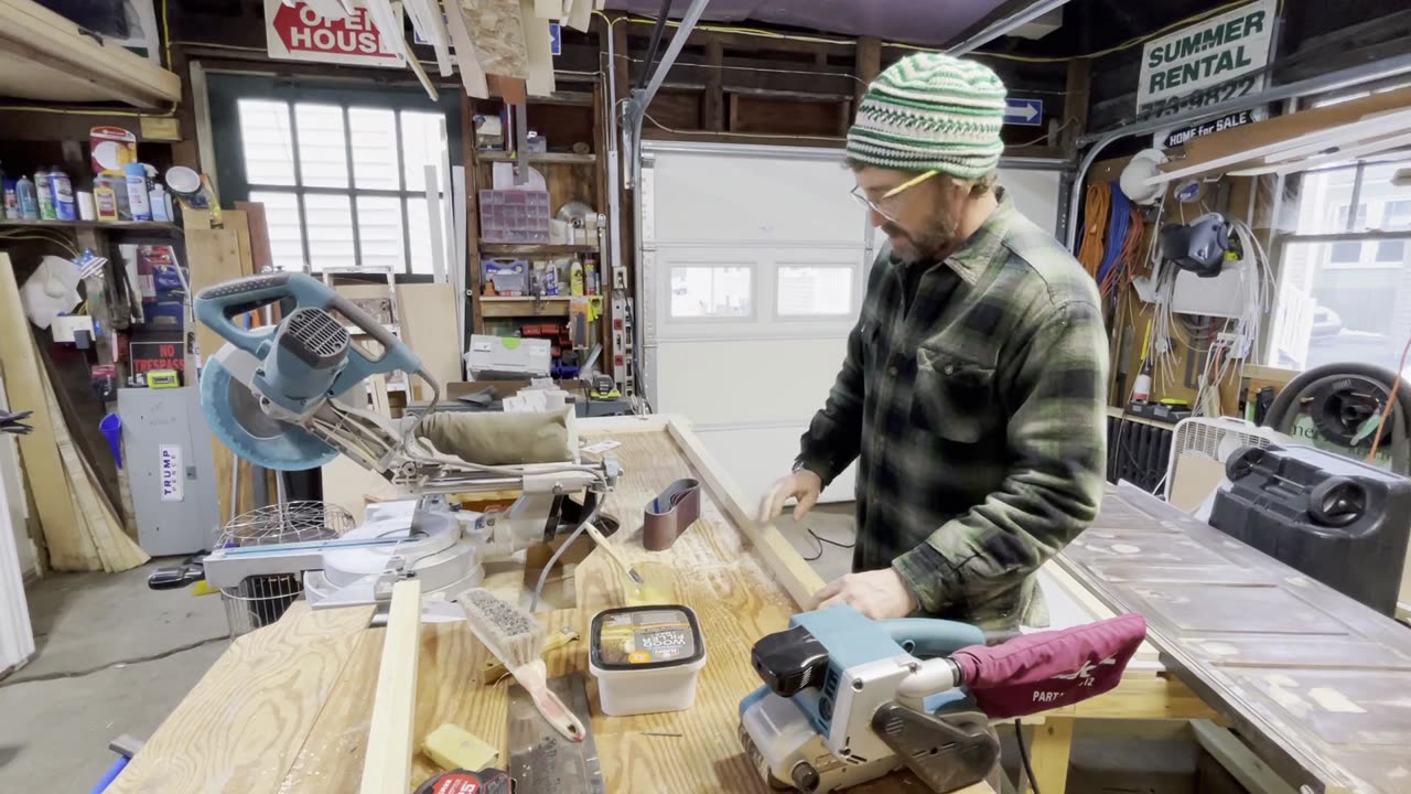 Creating a Headboard using salvaged parts found at the ReStore