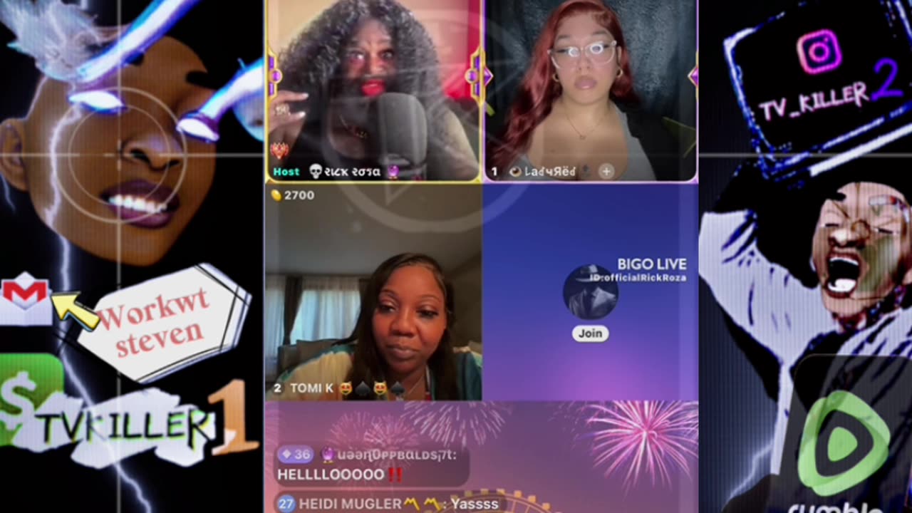 RICK ROSA INTERVIEW TOMIKAY KERRY & MYAH KEYZ CRASH THE PARTY