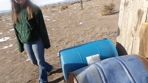 Will these 55 gallon barrels full of water stop the bullets from these to big guns