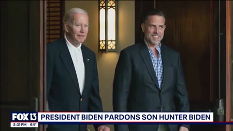 President, Biden pardons son Hunter Biden