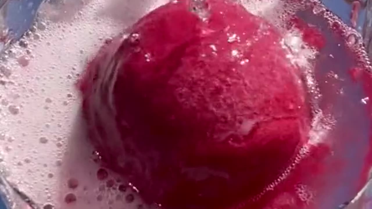 Raspberry Strawberry Rose Float