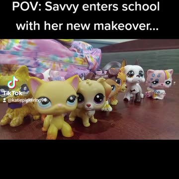 Savvy with her new makeover be like;