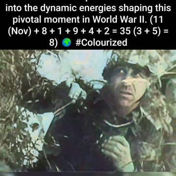 WW2 10 - Numerology Unveiled Operation Torch (Nov 8, 1942) - A strategic maneuver marked