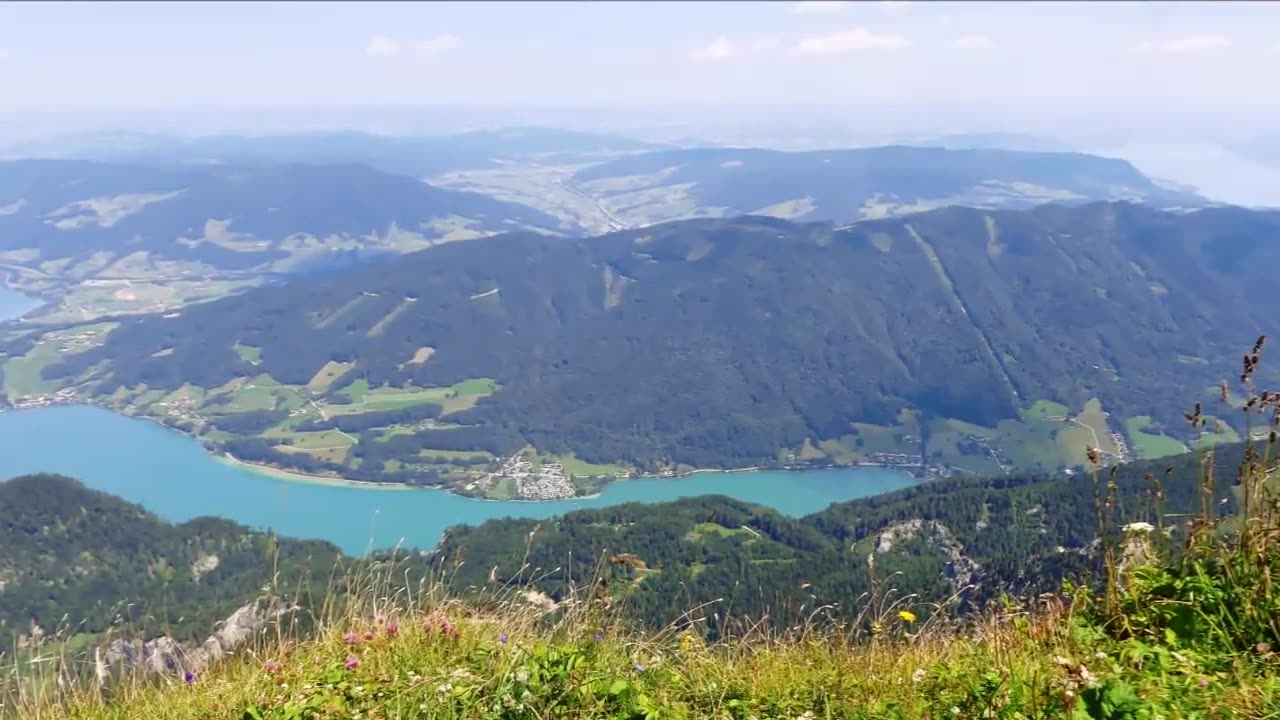 Hegyivasút ausztriában.Wolfgangsee