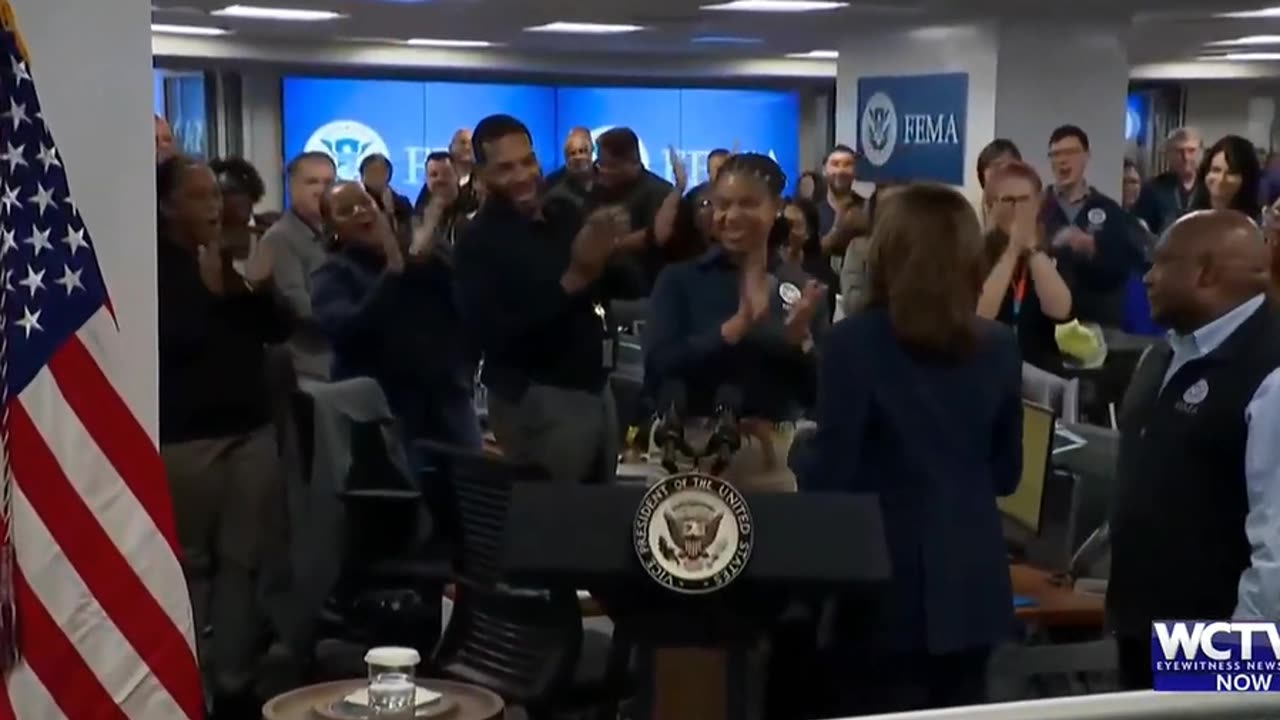 Kamala at a Bieber Concert