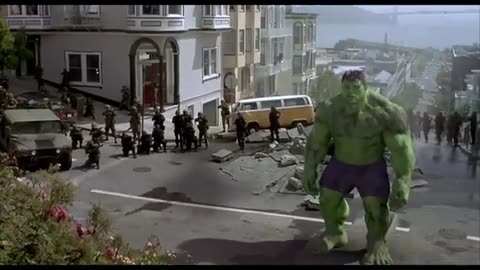 San Francisco Scene - Hulk Smash - Hulk (2003) Movie CLIP HD