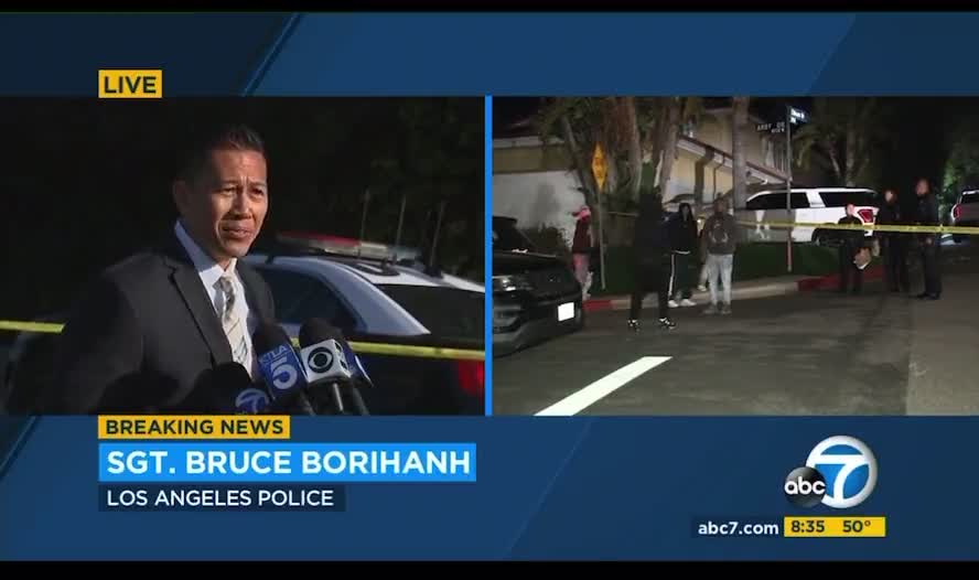 Police give an update on the Beverly Crest shooting