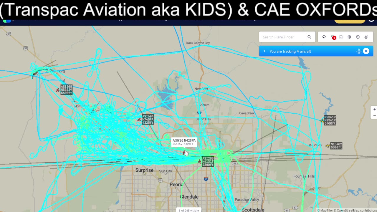 Mormons mafia from UTAH gang warring over arizona, N53339 N745PA N428PA N4131T - 5:30pm