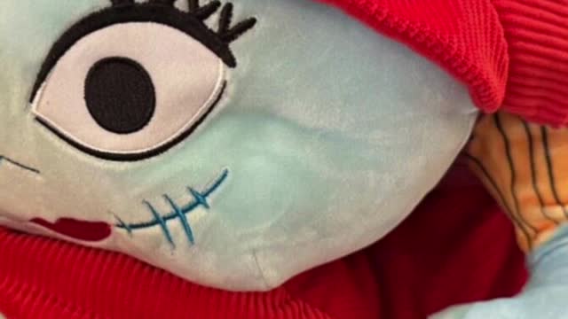 Disney Cuddleez Sally From Nightmare Before Christmas Plush Doll #shorts