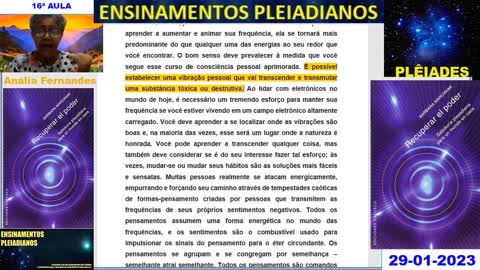 16ª Aula do Livro "Recuperar O Poder" Barbara Marciniak 29-01-2023. (H.Q.)