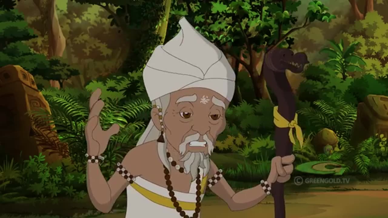 Arjuna vs bheem cartoon