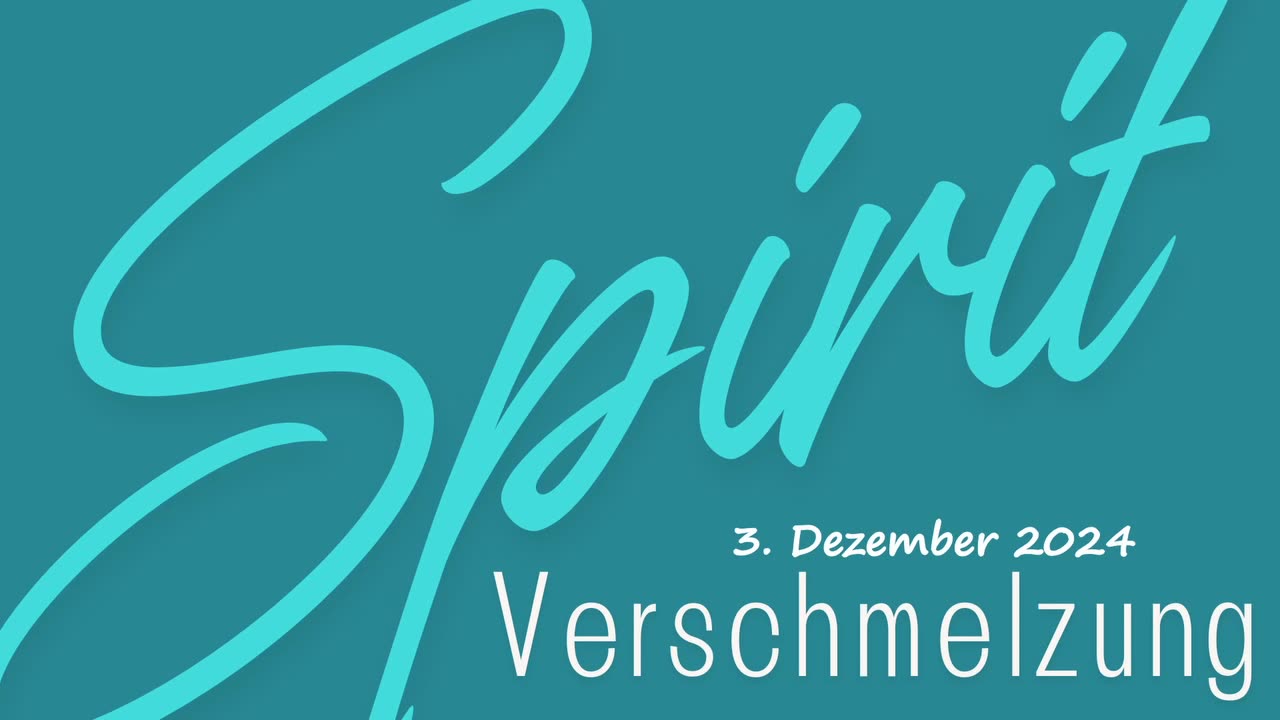 Spirit Verschmelzung mit Saskia 3-12-2024