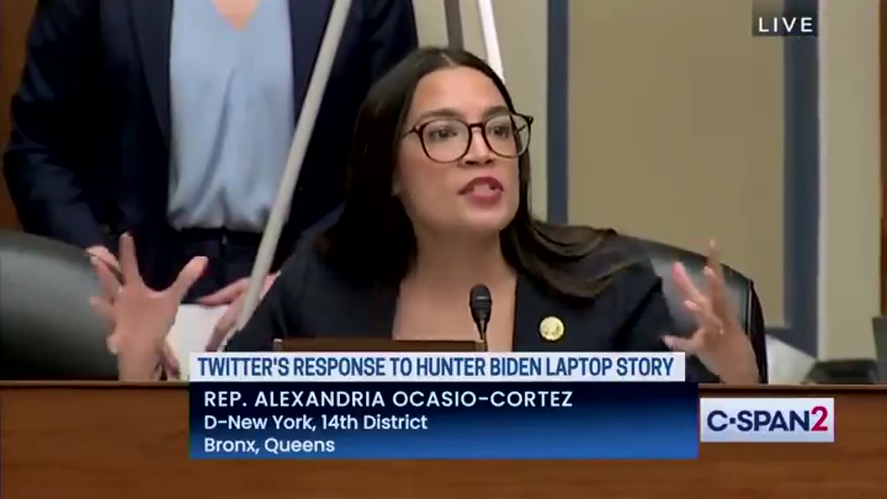 AOC STILL Doesn't Believe In Hunter Biden's Laptop