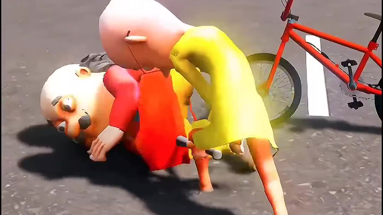 GTA V _ SUPER PATLU SAVING BABY 😱#shorts