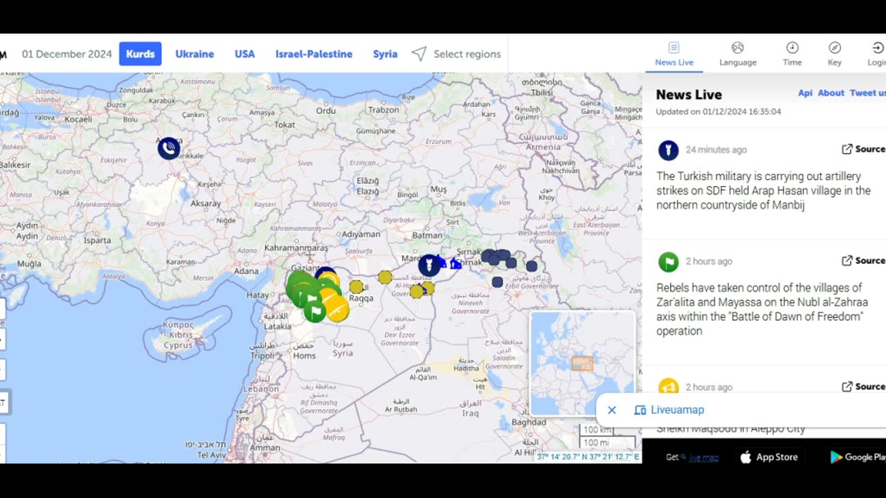 Get ready for Chaos - Turkish backed Free Syrian Army Attack Aleppo & multiple areas of North Syria!