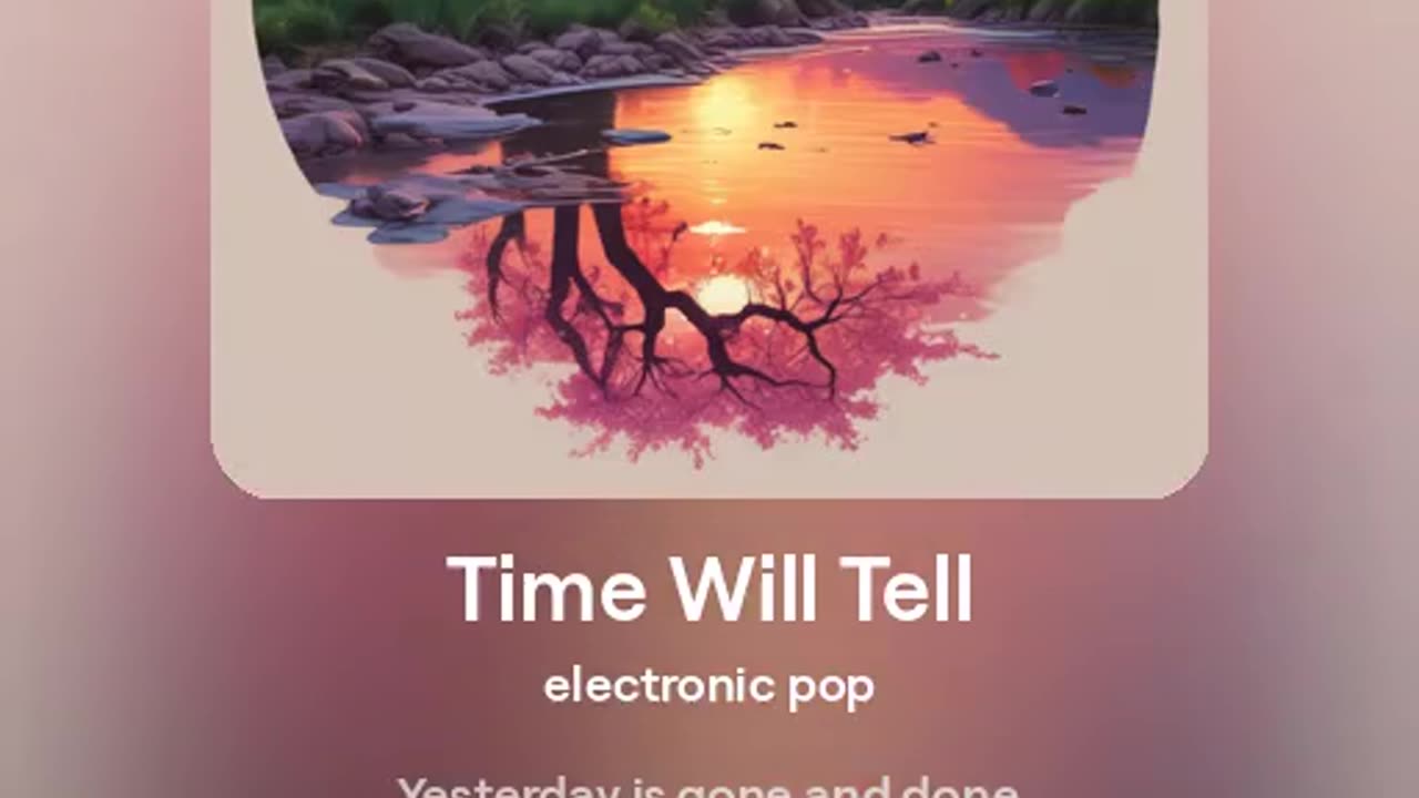 time will tell