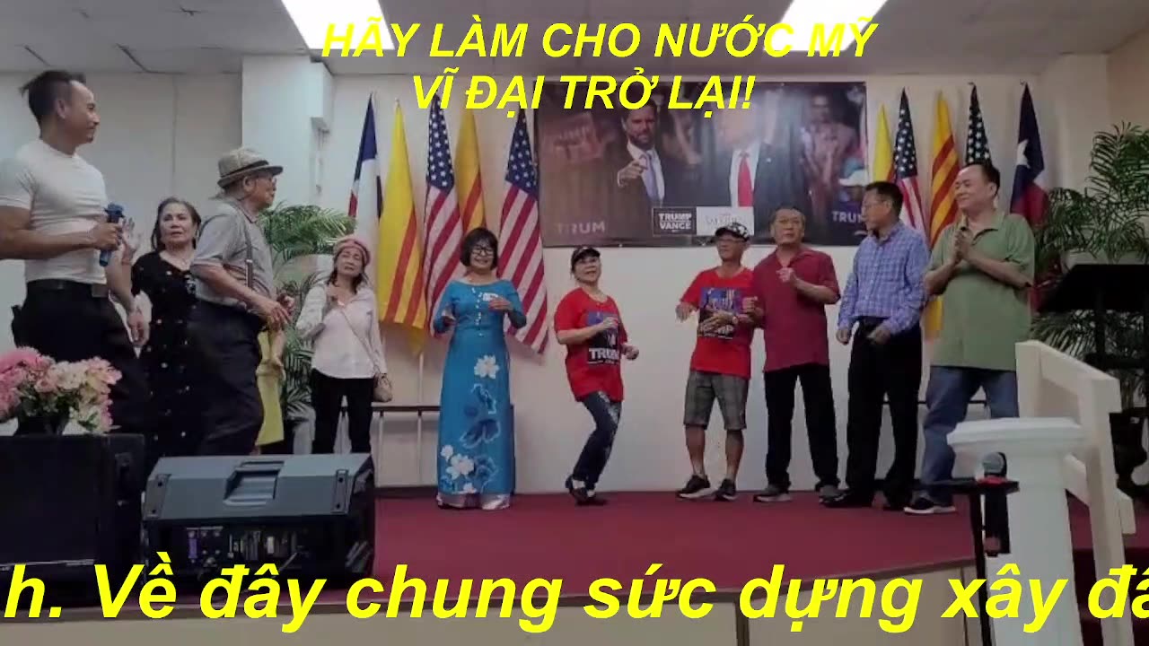 Vượt những gian nan, ta đền ơn nước Mỹ.