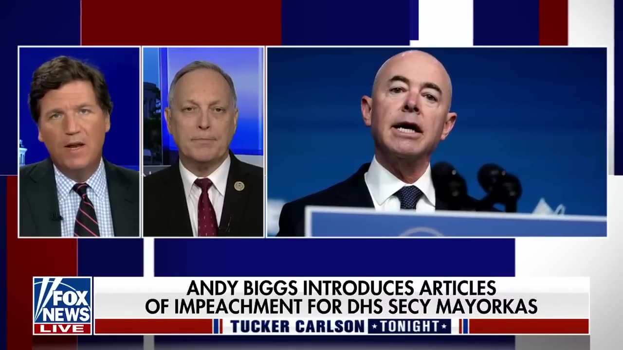 Mayorkas has willfully imposed his own dangerous policies: Rep. Andy Biggs
